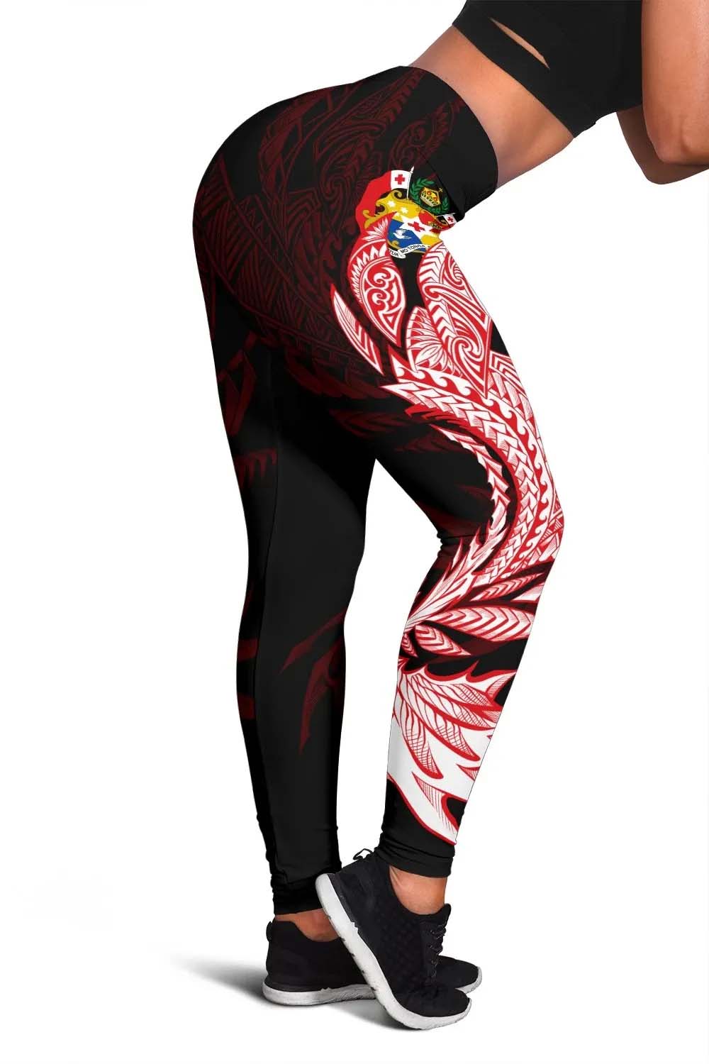 Tonga Legging - Wings Style Red