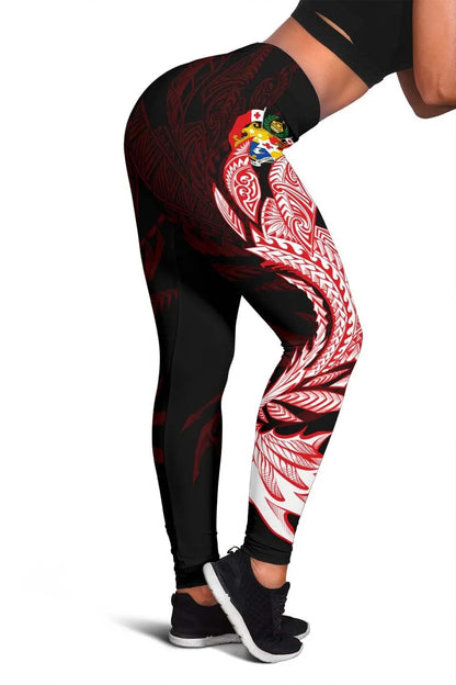 Tonga Legging - Wings Style Red