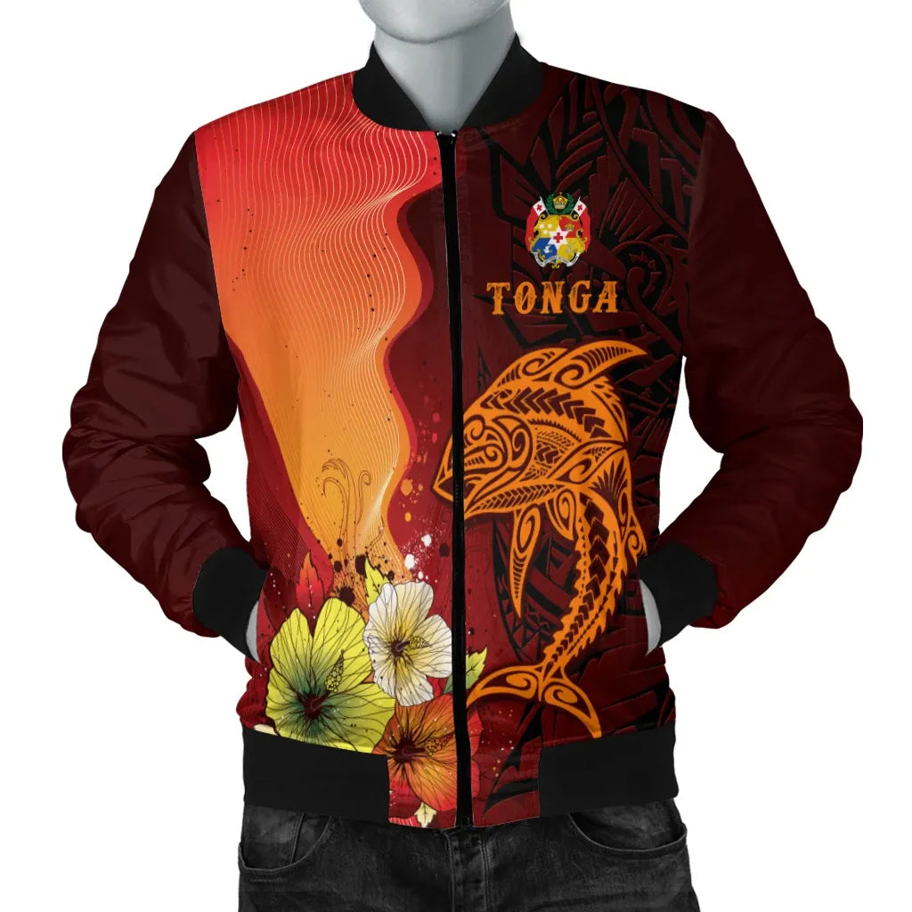 Tonga Bomber Jacket - Tribal Tuna Fish