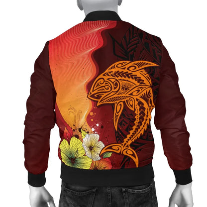 Tonga Bomber Jacket - Tribal Tuna Fish