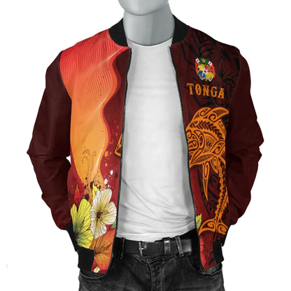 Tonga Bomber Jacket - Tribal Tuna Fish