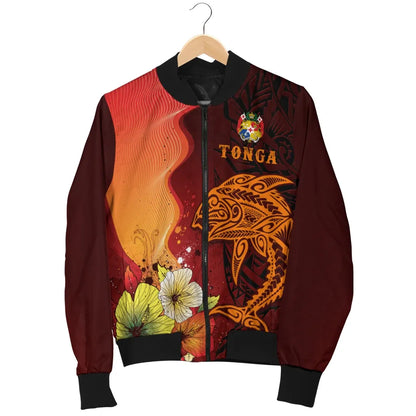 Tonga Bomber Jacket - Tribal Tuna Fish