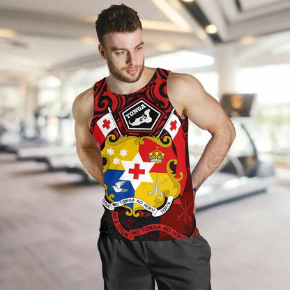 Tonga Men Tank Top - Tongan Pride