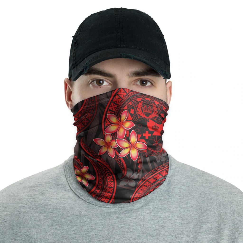 Tonga Neck Gaiter - Plumeria Red