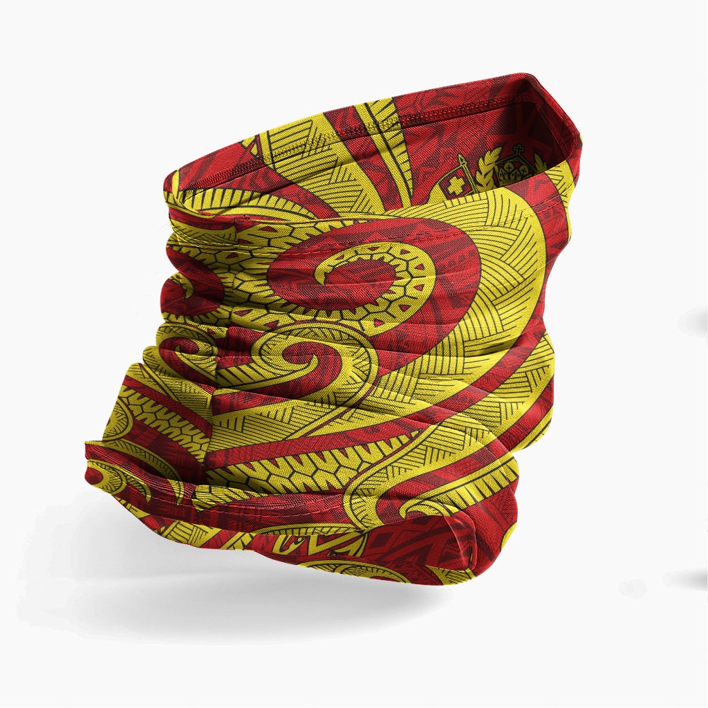 Tonga Neck Gaiter - Turtle Tentacle Gold