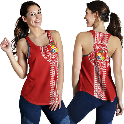 Tonga Women Tank Ngatu Tribal Pattern
