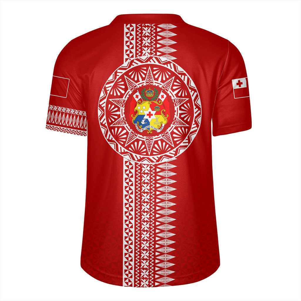 Tonga Rugby Jersey Ngatu Tribal Pattern