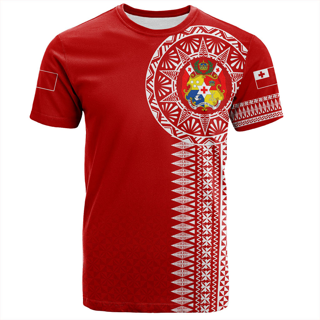 Tonga T-Shirt Ngatu Tribal Pattern