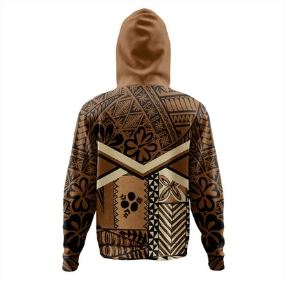 Tonga Hoodie Ngatu Pattern Siapo