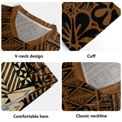 Tonga Rugby Jersey Ngatu Pattern Siapo