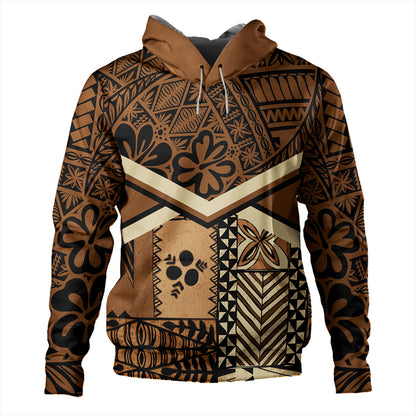 Tonga Hoodie Ngatu Pattern Siapo
