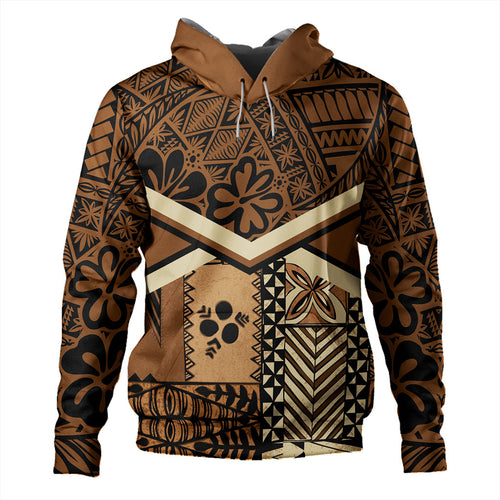 Tonga Hoodie Ngatu Pattern Siapo