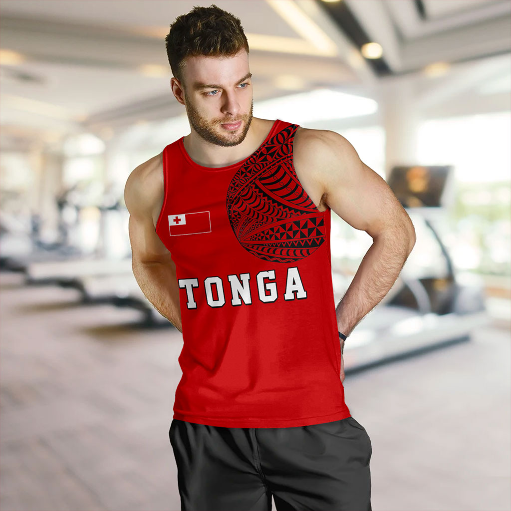 Tonga Tank Top Tattoo Ngatu Pattern Style