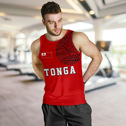 Tonga Tank Top Tattoo Ngatu Pattern Style
