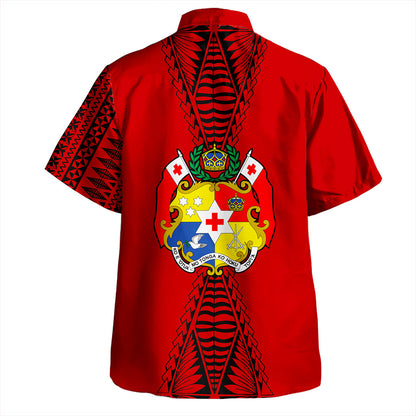 Tonga Hawaiian Shirt Tattoo Ngatu Pattern Style