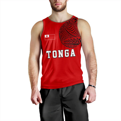 Tonga Tank Top Tattoo Ngatu Pattern Style