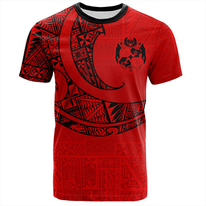 Tonga T-Shirt Custom Ngatu Tribal Tattoo Style
