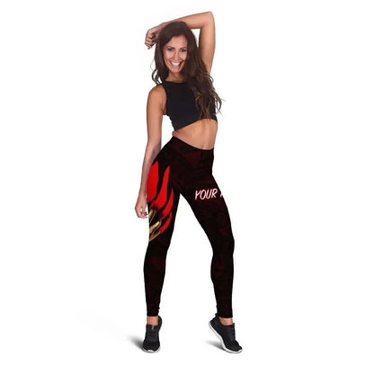 Tonga Personalised Legging - Tonga In Me (Red)