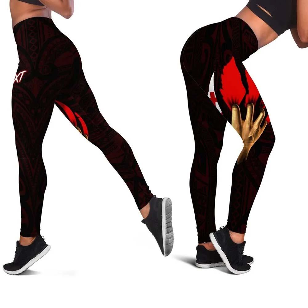 Tonga Personalised Legging - Tonga In Me (Red)