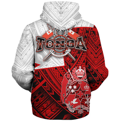 Tonga Sherpa Hoodie Polynesian Tattoo Tribal Roots