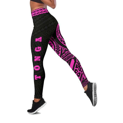 Tonga Polynesian 6th Legging (Pink)