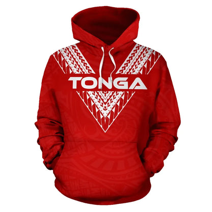 Tonga Polynesian All Over Hoodie