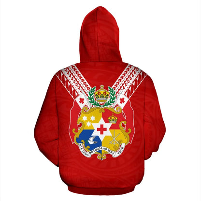 Tonga Polynesian All Over Hoodie