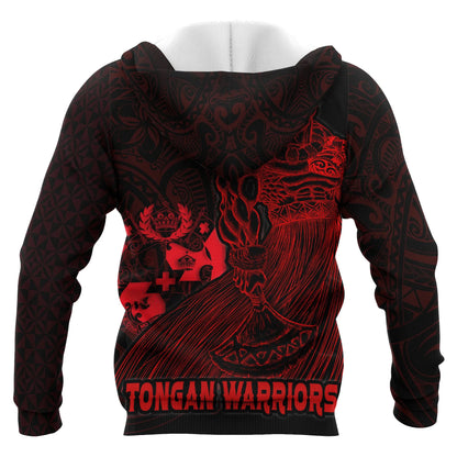Tonga Polynesian All Over Hoodie - Tongan Warriors
