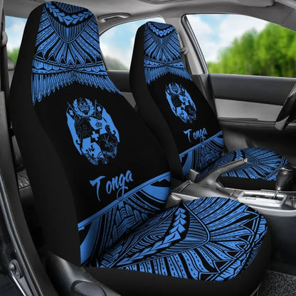 Tonga Polynesian Car Seat Covers - Pride Blue Version
