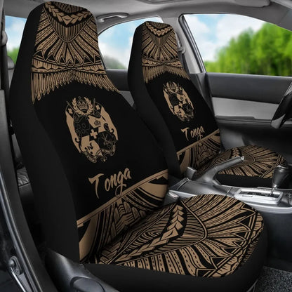 Tonga Polynesian Car Seat Covers - Pride Gold Version
