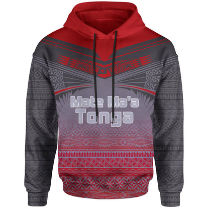 Tonga Polynesian Hoodie - Grey Tattoo