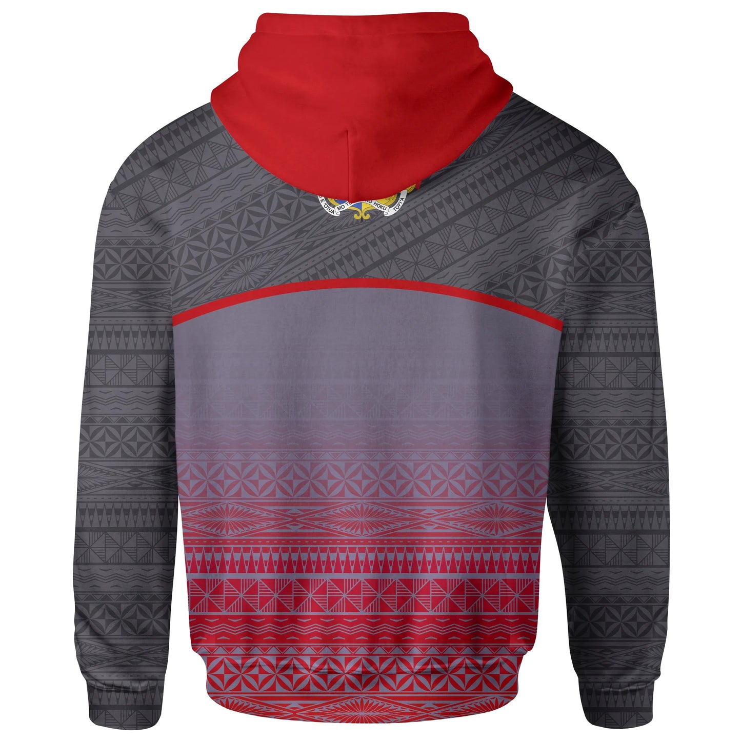 Tonga Polynesian Hoodie - Grey Tattoo