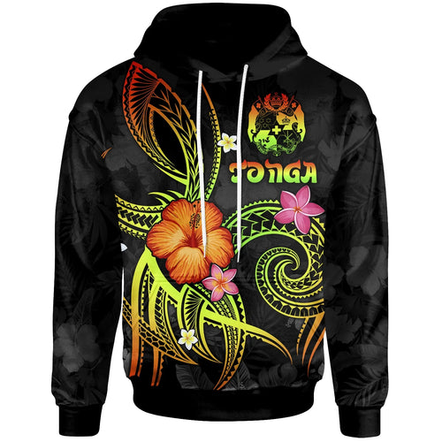 Tonga Polynesian Hoodie - Legend of Tonga (Reggae)