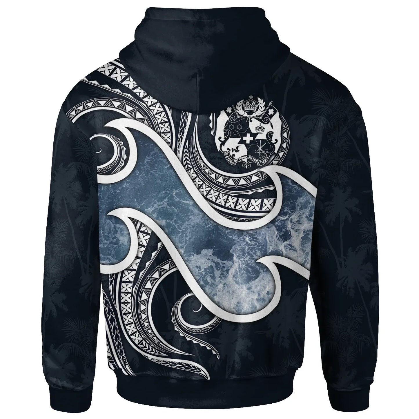 Tonga Polynesian Hoodie - Ocean Style