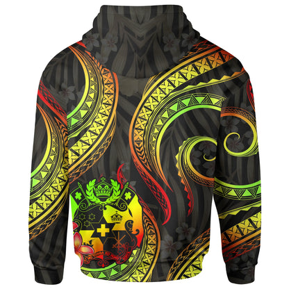 Tonga Polynesian Hoodie - Reggae Plumeria