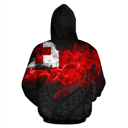 Tonga Polynesian Hoodie - Smoking Style