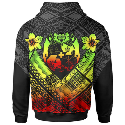 Tonga Polynesian  Hoodie - Tonga Reggae Seal Camisole Hibiscus Style