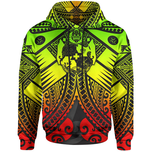 Tonga Polynesian Hoodie - Tonga Reggae Seal with Polynesian tattoo