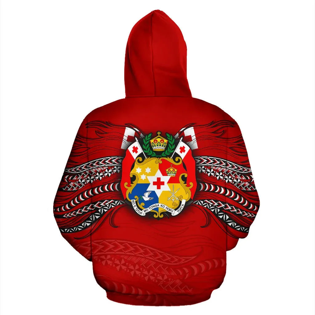Tonga Polynesian Hoodie - Tongan Pride Lion