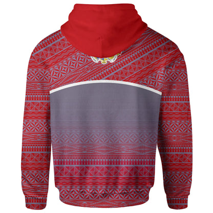 Tonga Polynesian Hoodie - White Tattoo