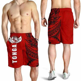Tonga Polynesian Men Shorts - Tonga Wings