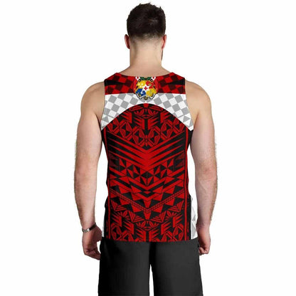 Tonga Polynesian Men Tank Top - Tongan Pattern