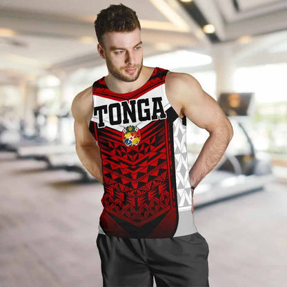 Tonga Polynesian Men Tank Top - Tongan Pattern