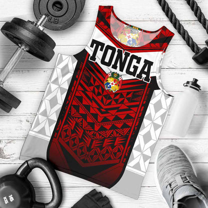 Tonga Polynesian Men Tank Top - Tongan Pattern