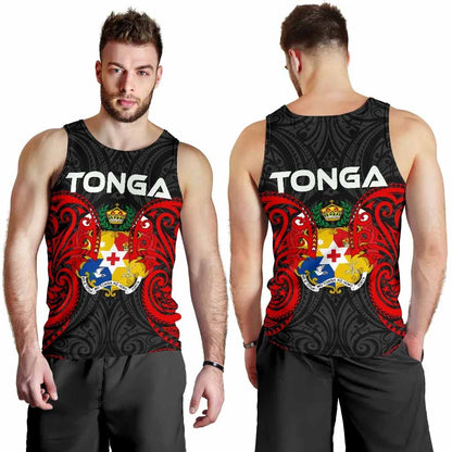 Tonga Polynesian Men Tank Top - Tongan Spirit