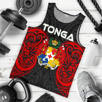 Tonga Polynesian Men Tank Top - Tongan Spirit