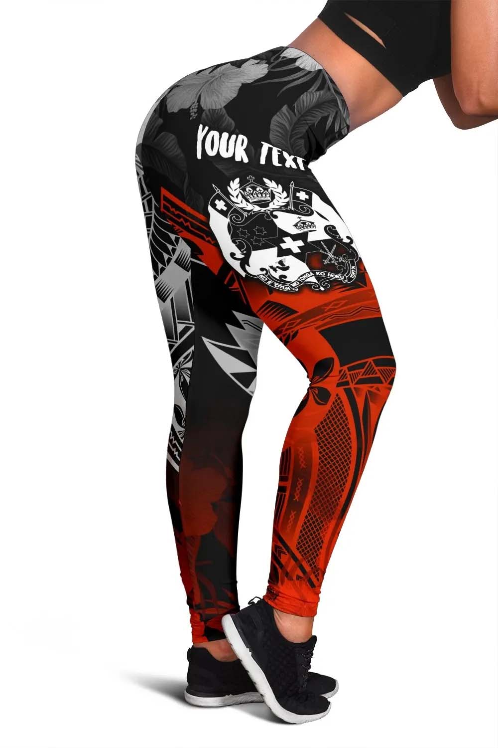 Tonga Polynesian Personalised Legging - Vintage Polynesian Style
