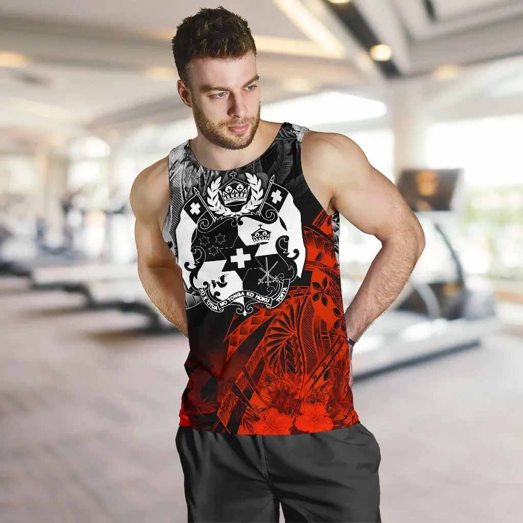 Tonga Polynesian Personalised Men Tank - Vintage Polynesian Style