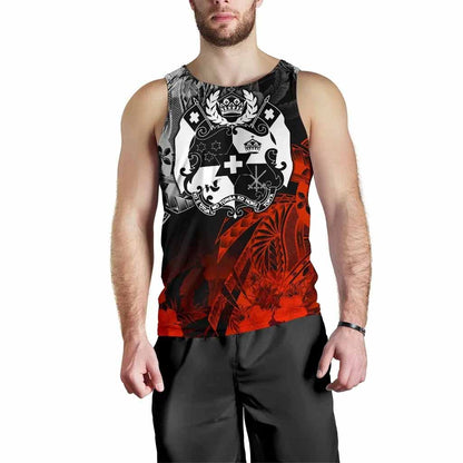 Tonga Polynesian Personalised Men Tank - Vintage Polynesian Style
