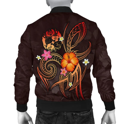 Tonga Polynesian Personalised Bomber Jacket - Legend of Tonga (Red)